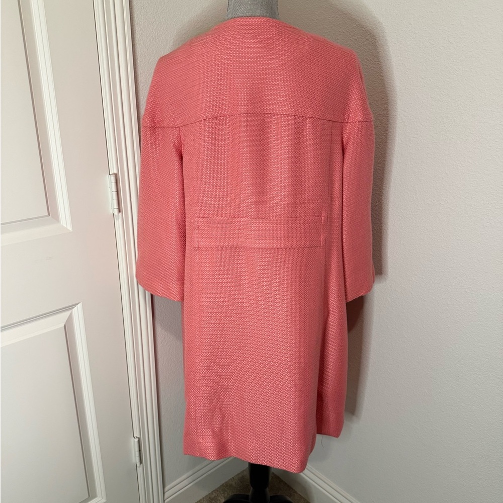 Vintage Mark Zunino Pink Women's Overcoat | L - Picture 5 of 15